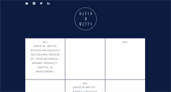 Desktop Screenshot of davidmwatts.com